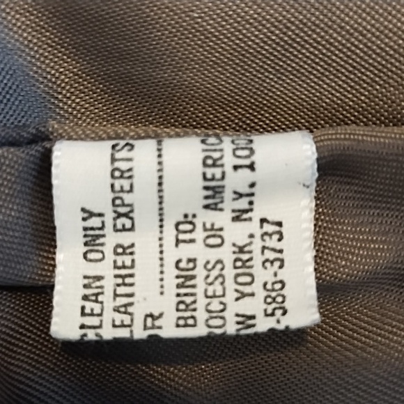 Leather Jacket Men's Size XL Winter Lined Good Vintage Condition Dark Brown - Picture 11 of 13